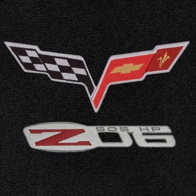 Z06 Logo - C7 Corvette Z06 Lloyd Berber 2 Logo Floor Mats Store Online