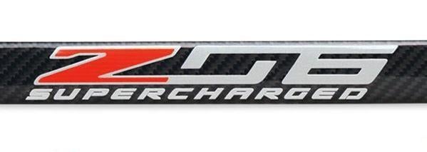Z06 Logo - C7 Corvette 2014-2019 Carbon Fiber License Plate Frame with Z06 Logo