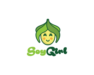 Soy Logo - Soy Girl Designed by SimplePixelSL | BrandCrowd