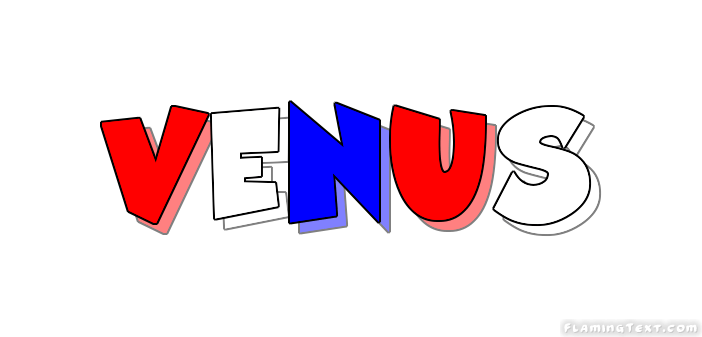 Venus Logo - United States of America Logo. Free Logo Design Tool from Flaming Text