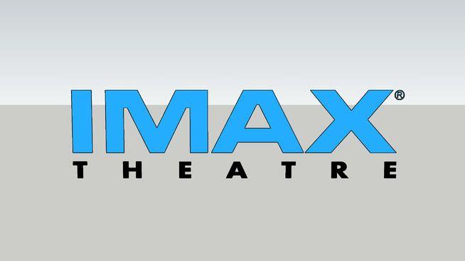 IMAX Logo - IMAX Theater Sign Logo | 3D Warehouse