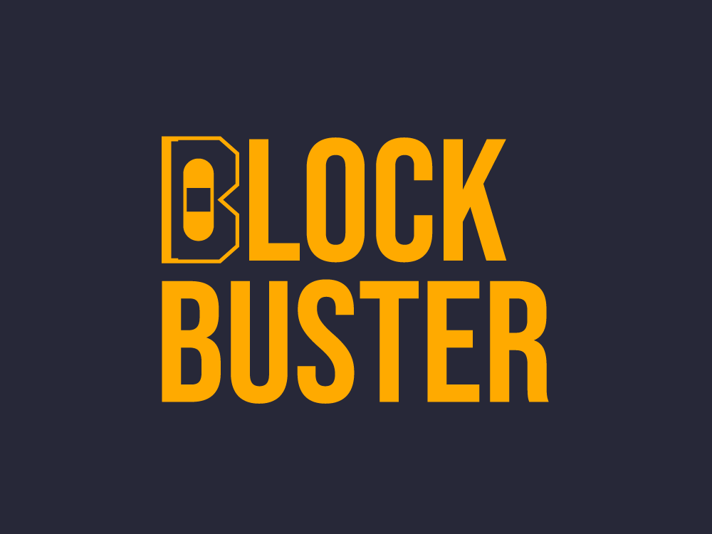 Blockbuster Logo - Rebrand Blockbuster by Olly Moriarty | Dribbble | Dribbble