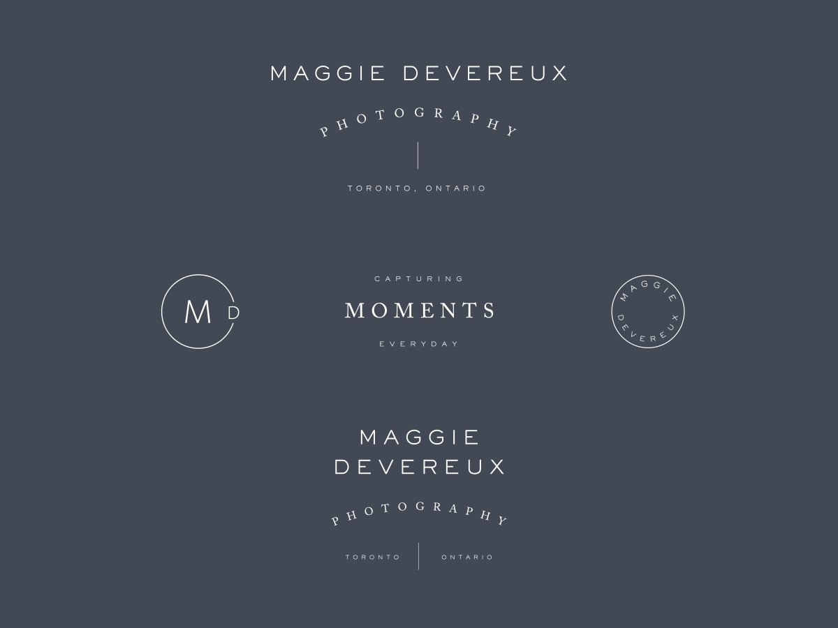 Devereux Logo - Maggie Devereux Photography Brand Identity by Rhys + Co. | Dribbble ...