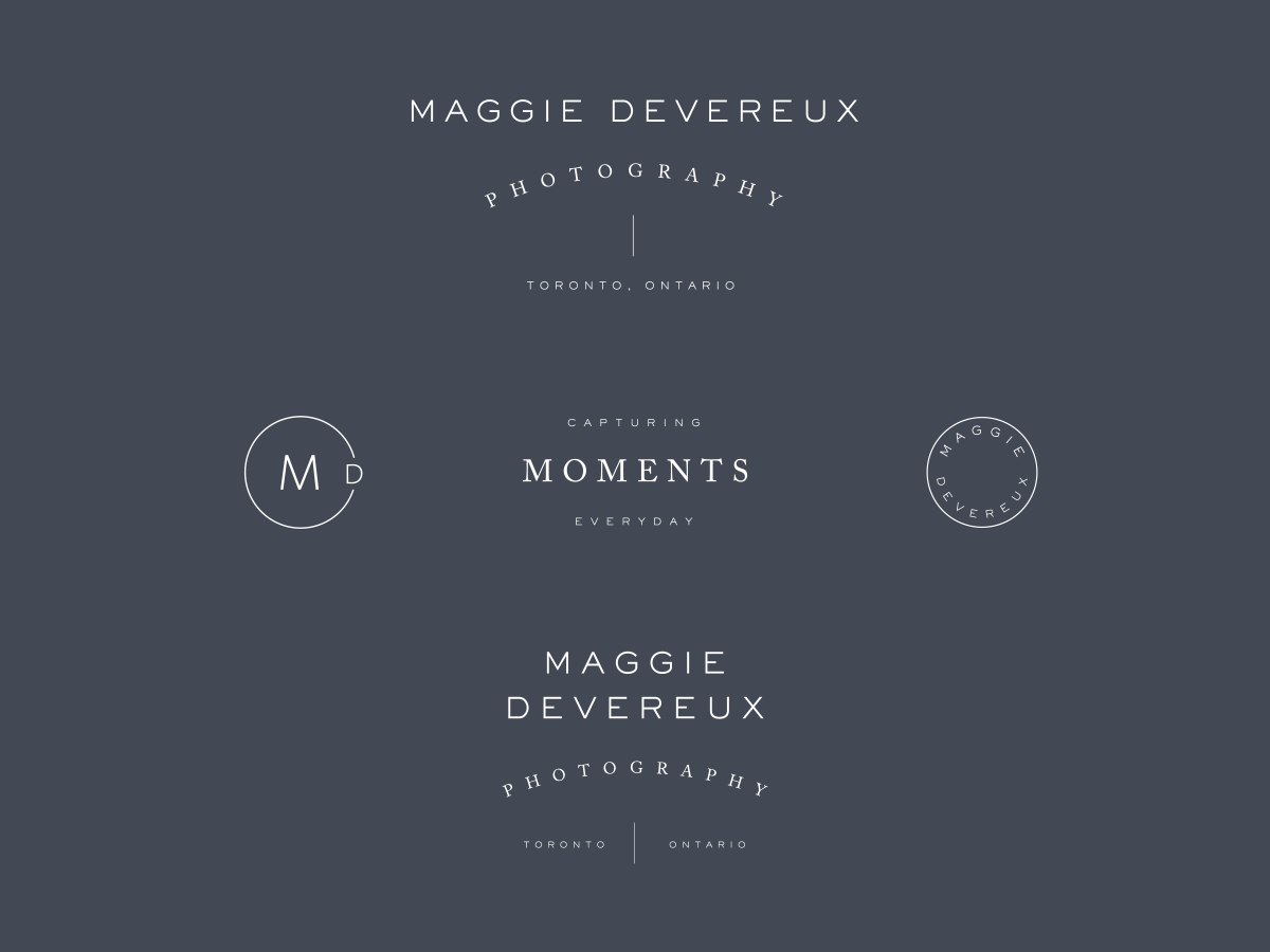 Devereux Logo - Maggie Devereux Photography Brand Identity by Rhys + Co. Dribbble