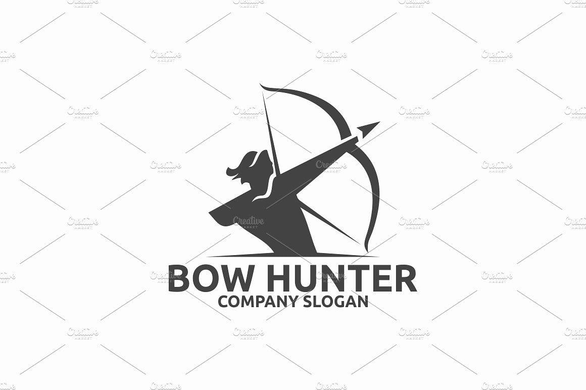 Bow Logo - Bow Hunter Logo ~ Logo Templates ~ Creative Market