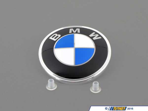 R3VLimited Logo - 51141872969G Trunk Emblem with Grommets For E E30