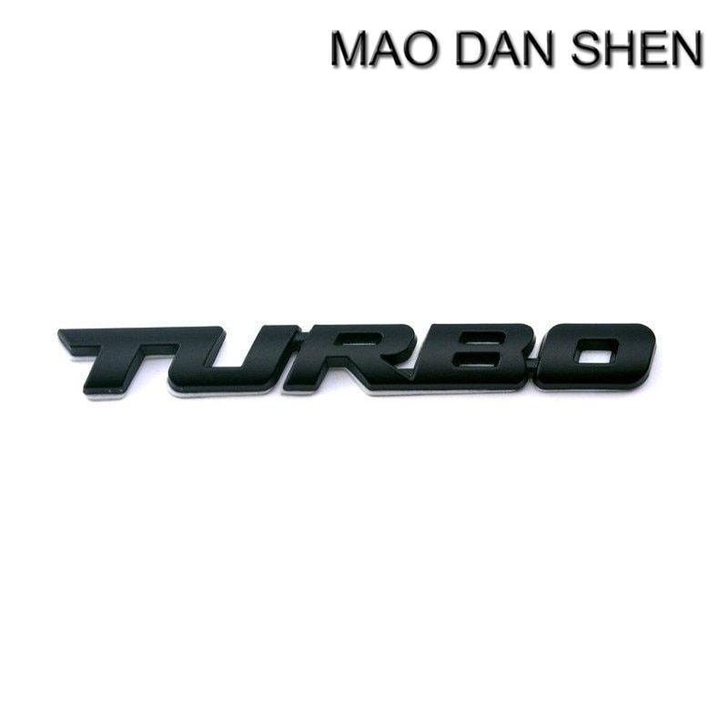 Turbo Logo - Aliexpress.com : Buy 3D NEW STICKER TURBO LOGO EMBLEM BADGE Car Boot