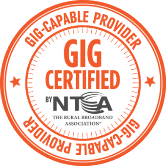 NTCA Logo - TCC is “GIG” Certified!