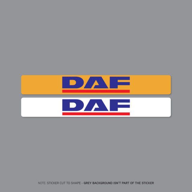 Dealer Logo - Sku2096 - DAF Truck Number Plate Dealer Logo Cover Stickers - 140mm ...