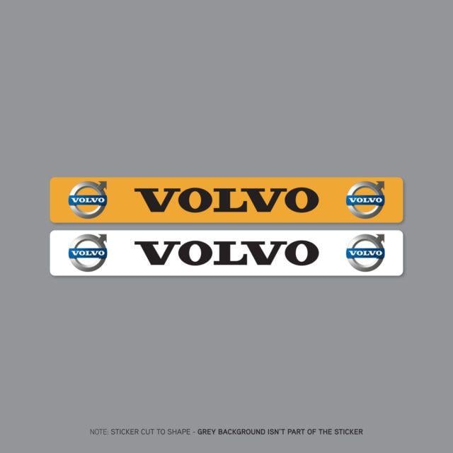 Dealer Logo - Sku2098 - VOLVO Number Plate Dealer Logo Cover Stickers - 140mm X ...