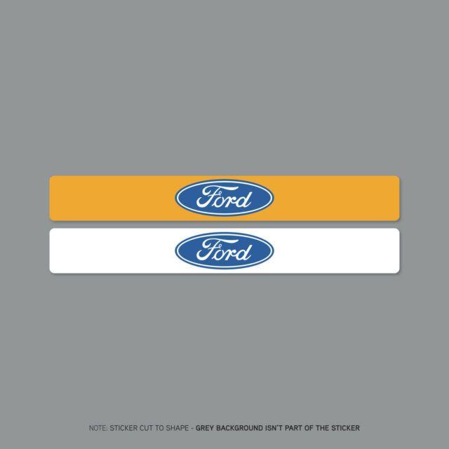 Dealer Logo - Sku2054 - Ford Number Plate Dealer Logo Cover Stickers - 140mm X ...