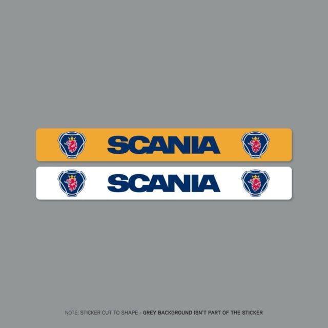 Dealer Logo - Sku2093 - SCANIA Truck Number Plate Dealer Logo Cover Stickers ...