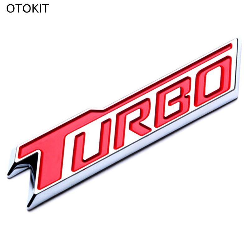 Turbo Logo - Trunk 3D Metal TURBO Car Tail Emblem Badge Sticker for CRUZE MALIBU