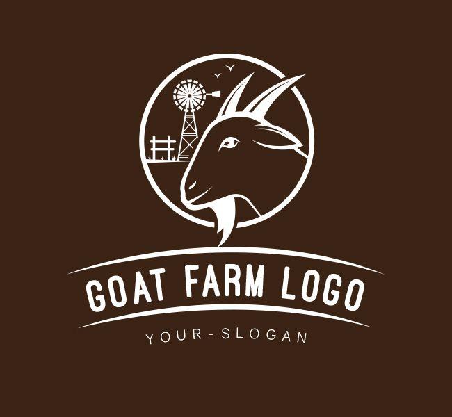 Goat.com Logo - Goat Farm Logo & Business Card Template Design Love