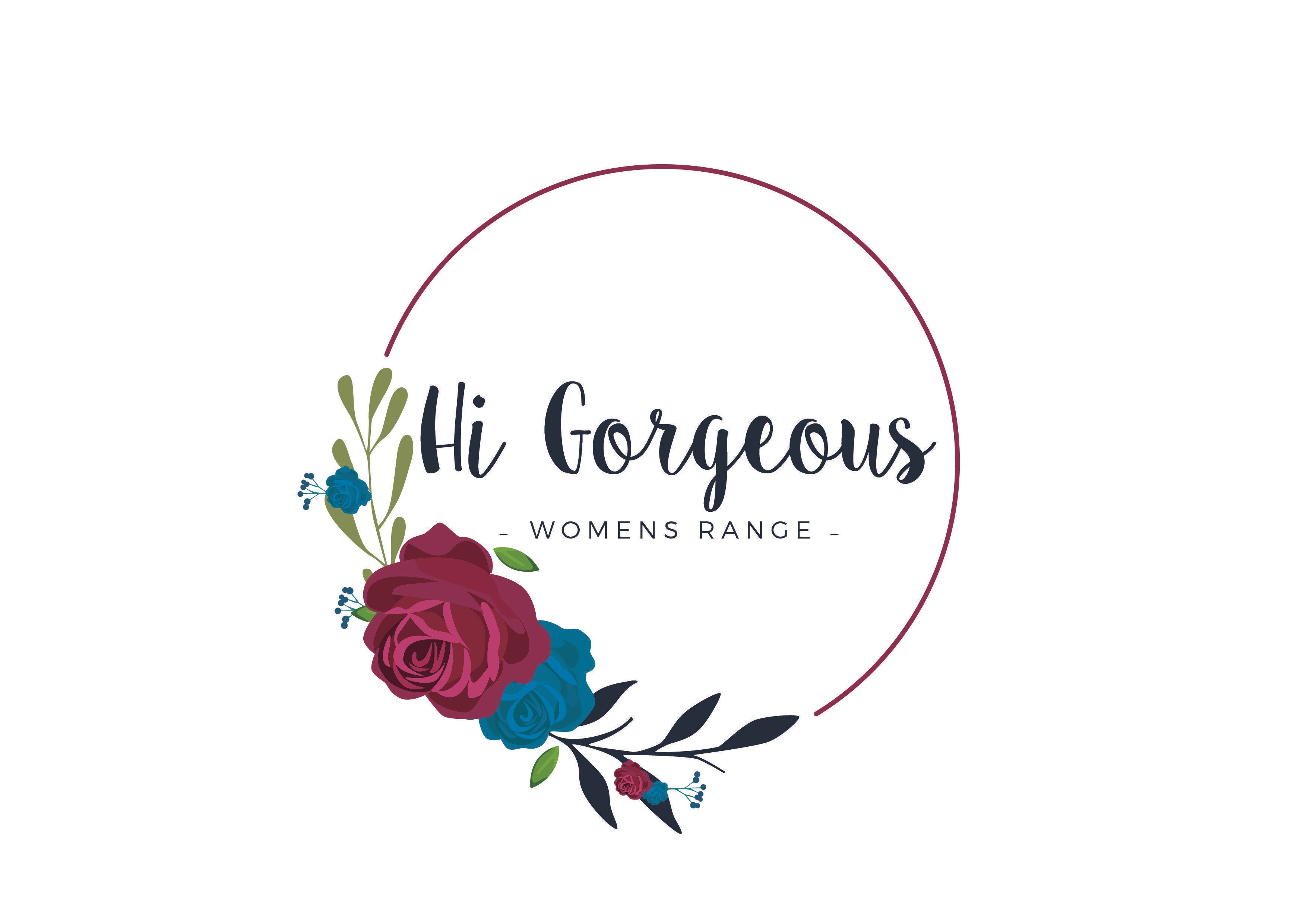 Gorgeous Logo - Hi Gorgeous logo option | Logo design | floral logo | LOGO DESIGN ...
