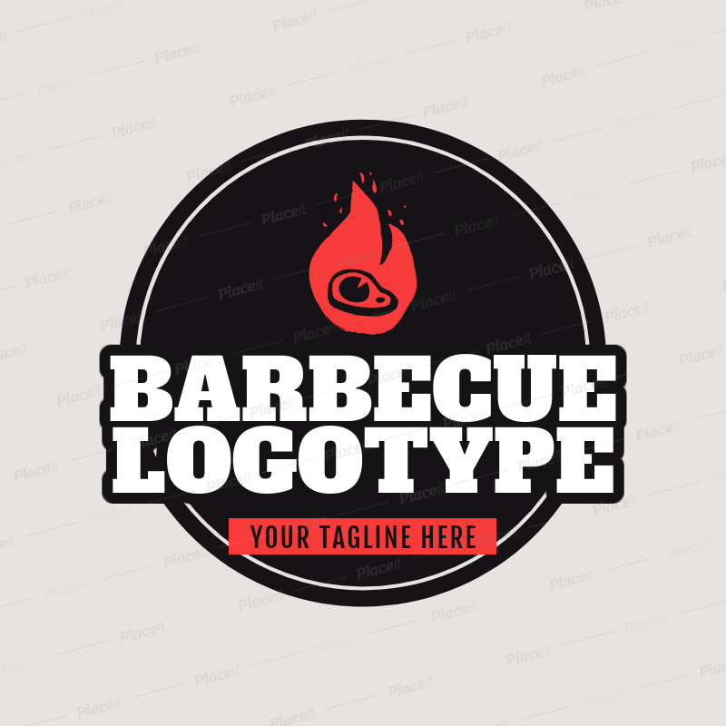 Gorgeous Logo - Placeit - Barbecue Logo Maker with a Badge
