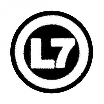 L7 Logo - Logo Patch (White/Black) | L7 merch