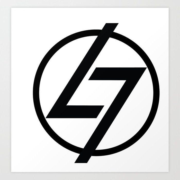 L7 Logo - L7 Logo Art Print by thel7 | Society6