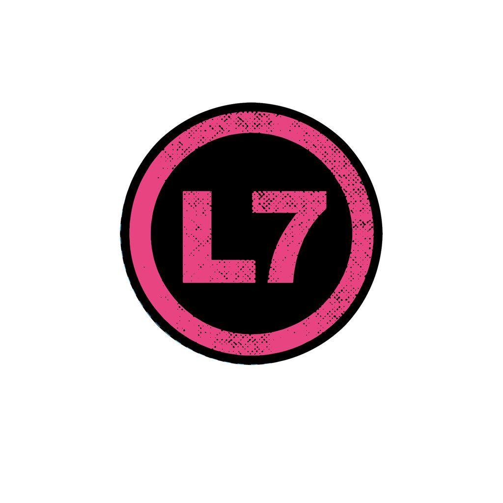 L7 Logo - Distress Logo Sticker