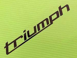 Tank Logo - Triumph Tank logo decals stickers PAIR for track or road bike ...