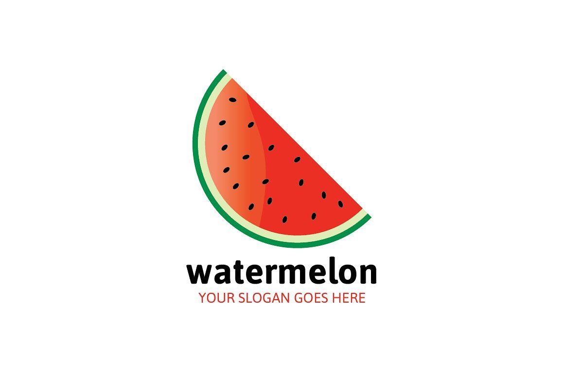 Watermelon Logo - Watermelon Logo Logo Templates Creative Market