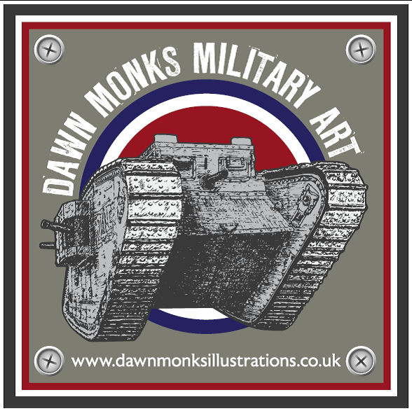 Tank Logo - Dawn Monks Military Art – Tank Logo – Unisex Hoodie – Dawn Monks ...