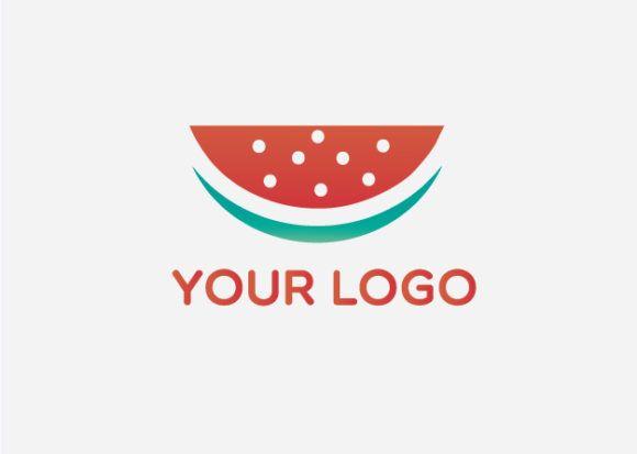 Watermelon Logo - Watermelon Simple Logo Graphic