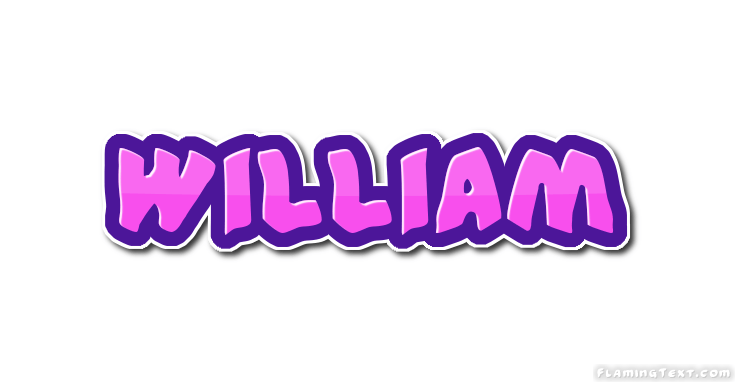 William Logo - William Logo. Free Name Design Tool from Flaming Text
