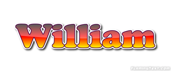 William Logo - William Logo. Free Name Design Tool from Flaming Text