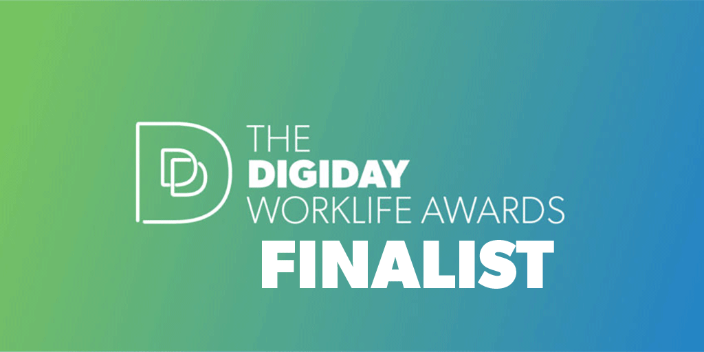 Digiday Logo - Unruly have been nominated as a finalist for Digiday's Worklife