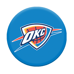 OKC Logo - NBA Oklahoma City Thunder PopSockets Grip