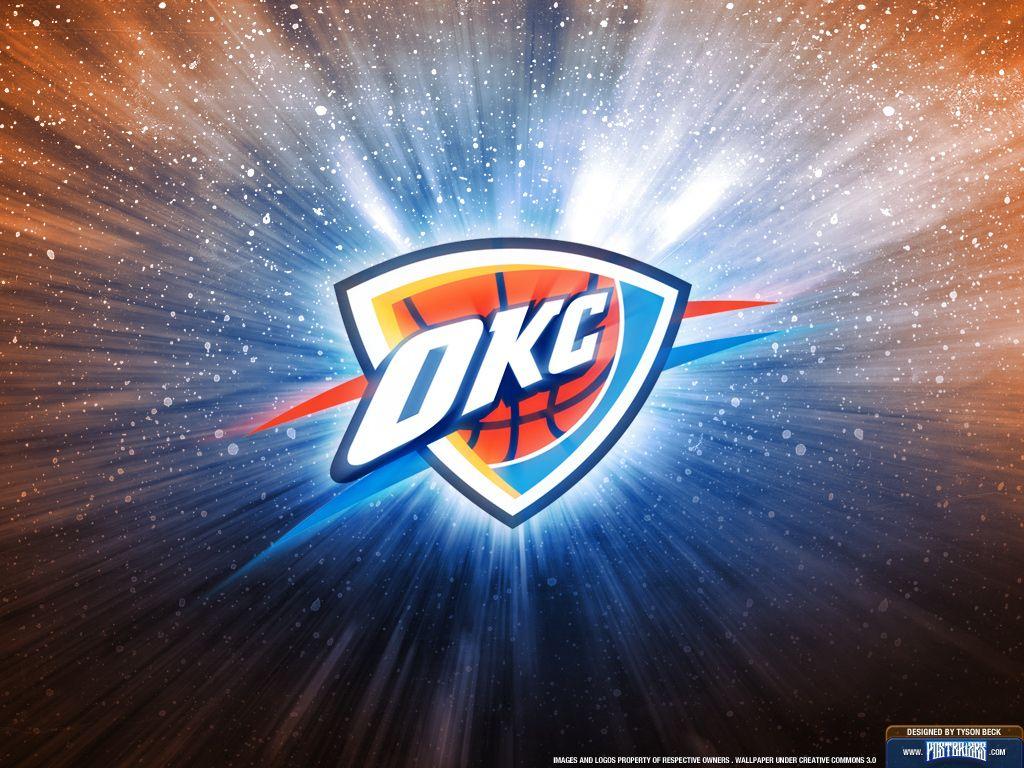 OKC Logo - Oklahoma City Thunder Logo Wallpaper | Posterizes | The Magazine