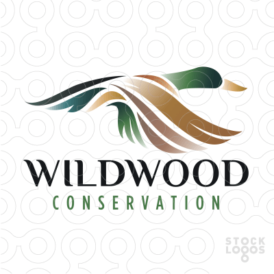 Mallard Logo - Exclusive Customizable Logo For Sale: Mallard Duck conservation ...