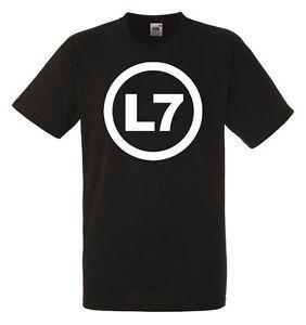 L7 Logo - L7 BAND LOGO Mens Black Rock T-shirt NEW Sizes S-XXXL | eBay
