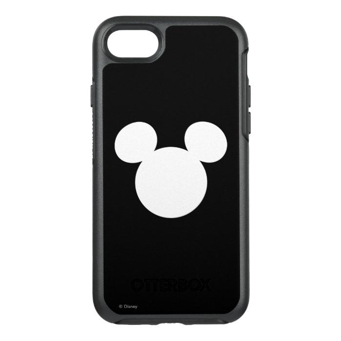 OtterBox Logo - Disney Logo. White Mickey Icon OtterBox Symmetry iPhone 7 Case