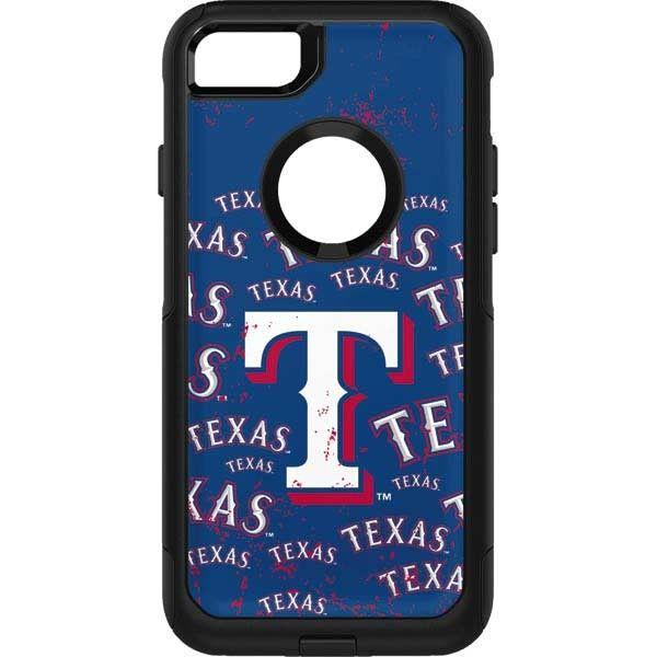 OtterBox Logo - Texas Rangers - Cap Logo Blast OtterBox Commuter iPhone 7 Skin | MLB
