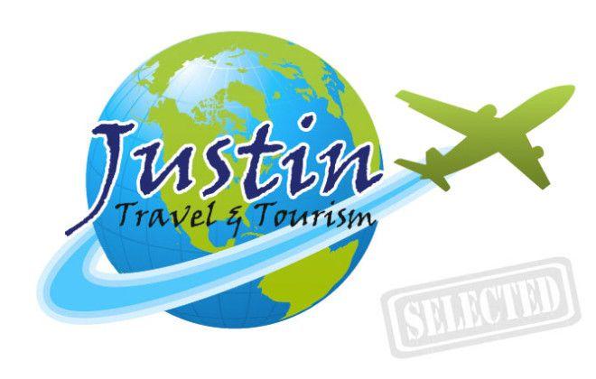 Justin Logo - Travel Logo design for justin With Axis Web Art Pvt Ltd
