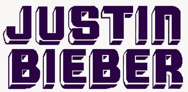 Justin Logo - Justin Bieber