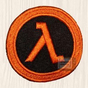 Half-Life Logo - Half-life Logo Embroidered Patch Lambda Black Mesa Corp Gordon 2 ...