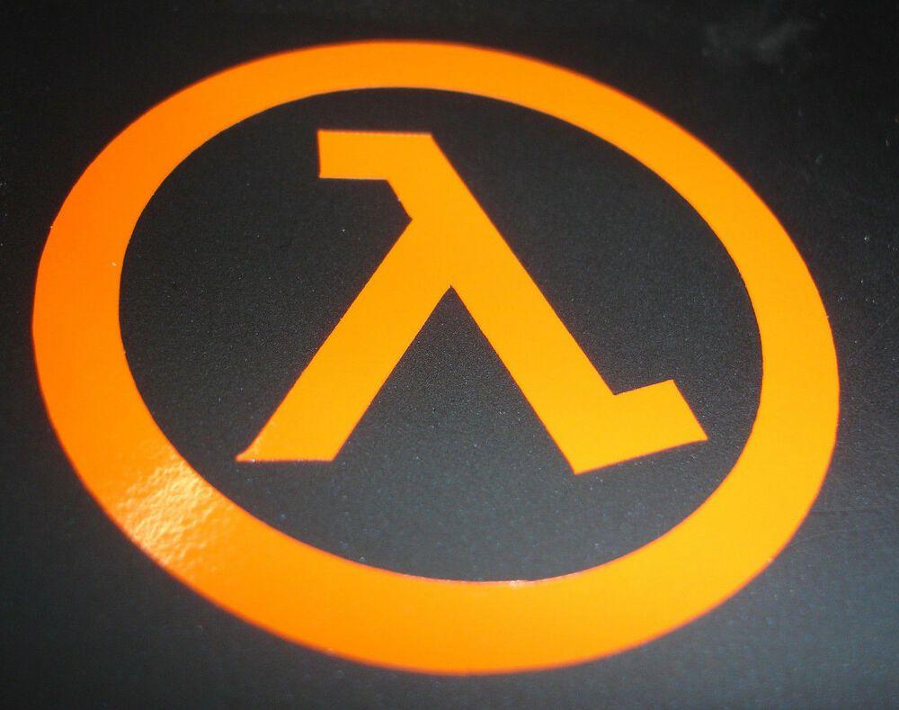 Half-Life Logo - Half Life Logo Vinyl Sticker (SMALL) Valve Steam HL HL2 Halflife ...