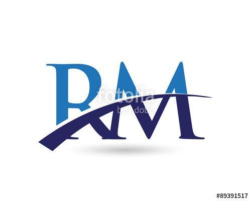 RM Logo - RM Logo Letter Swoosh