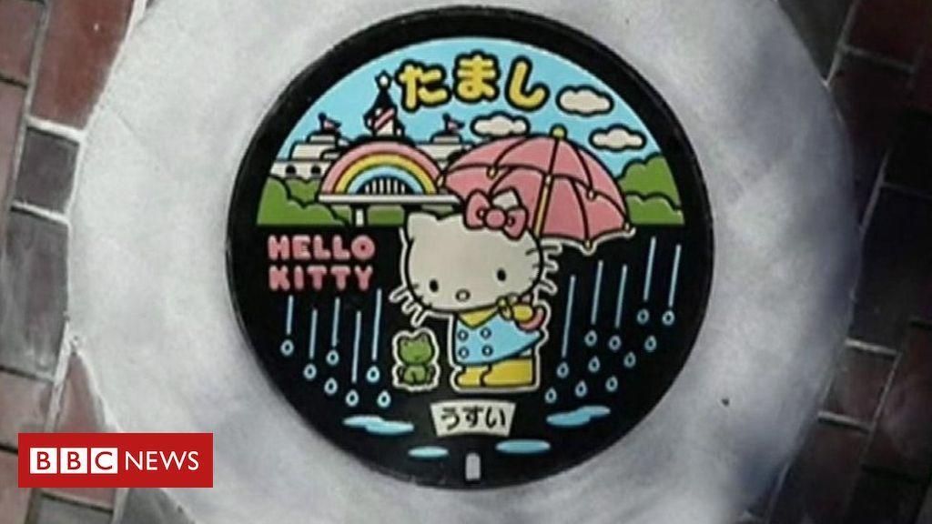 Manhole Logo - Japan's elaborate manhole covers - BBC News