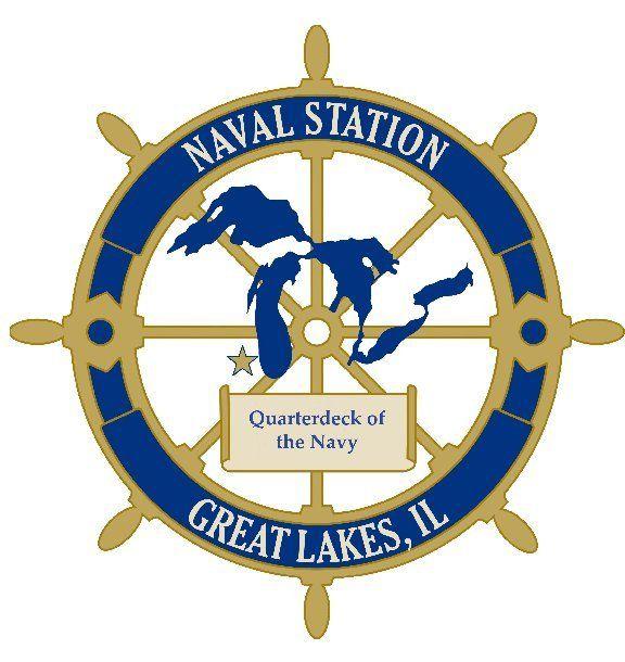 Naval Logo - Emblem of Naval Training Center (NTC) Great Lakes, IL -- 
