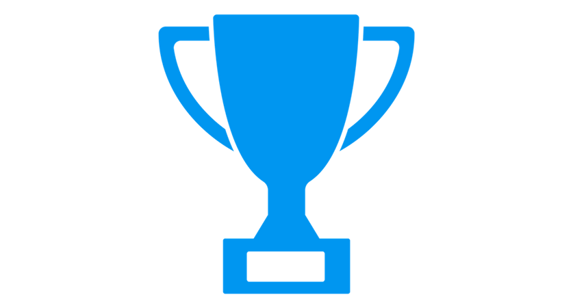 Trophy Logo - Trophy blue PNG | Stirling Dynamics
