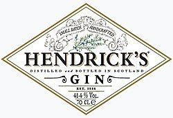 Hendrick Logo - Hendrick's Gin. Premium Scottish Gin Infused with Cucumber & Rose
