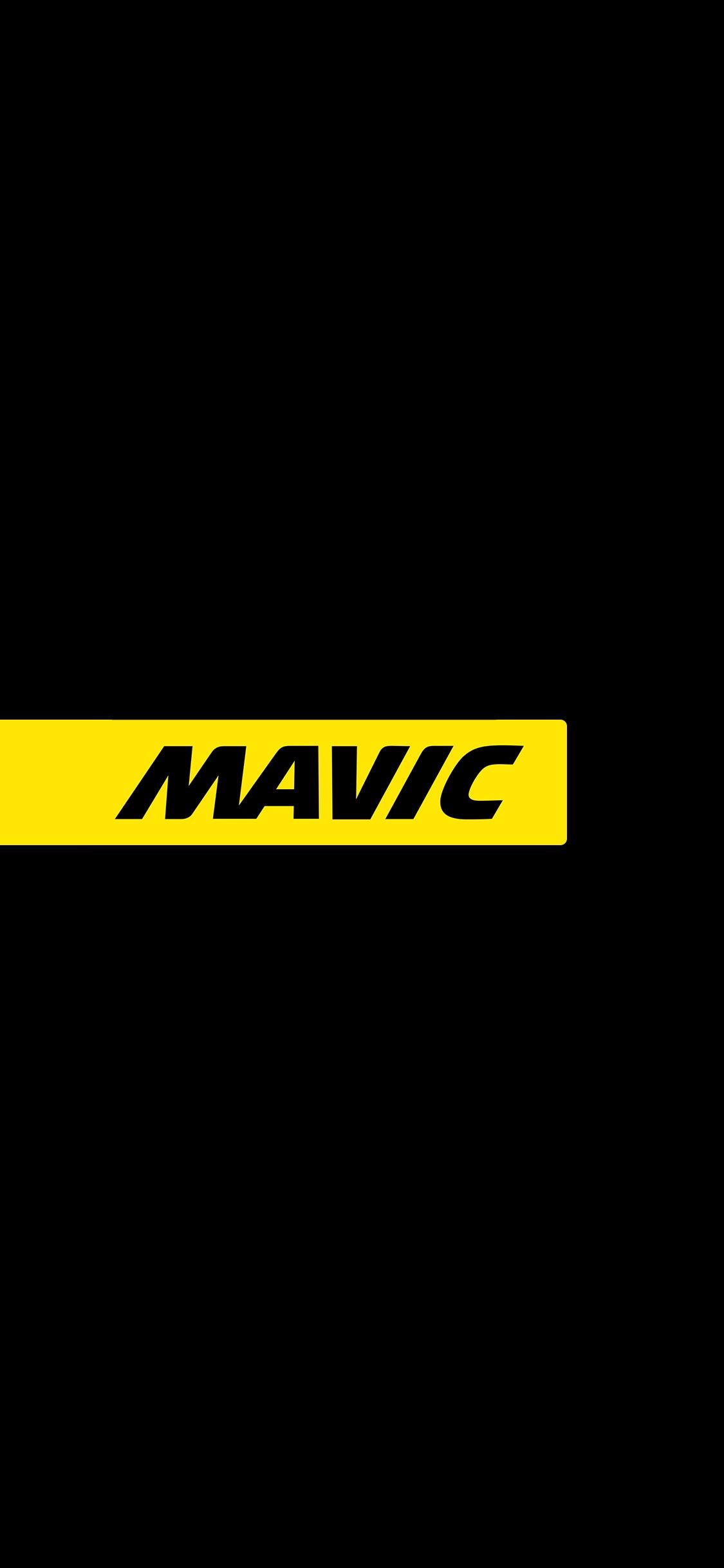 Mavic Logo - IPhone X Resolution Mavic Cycling Logo 2436x1125