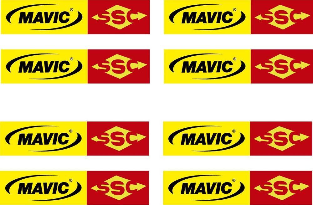 Mavic Logo - STICKER MAVIC RIMS RUEDAS LLANTA CARBON SL AUFKLEBER ADESIVI SSC