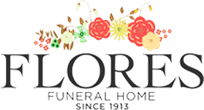 Flores Logo - Home. Flores Funeral Home