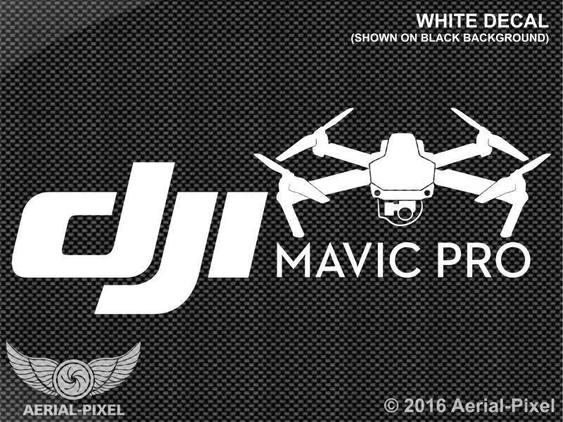 Mavic Logo - DJI Mavic Pro Case & Vehicle Decal Sticker Quadcopter UAV