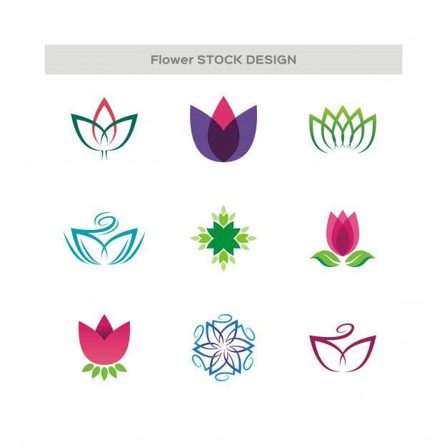 Flores Logo - Flor abstrato modelo de vetor de logotipo. ilustração, graphic
